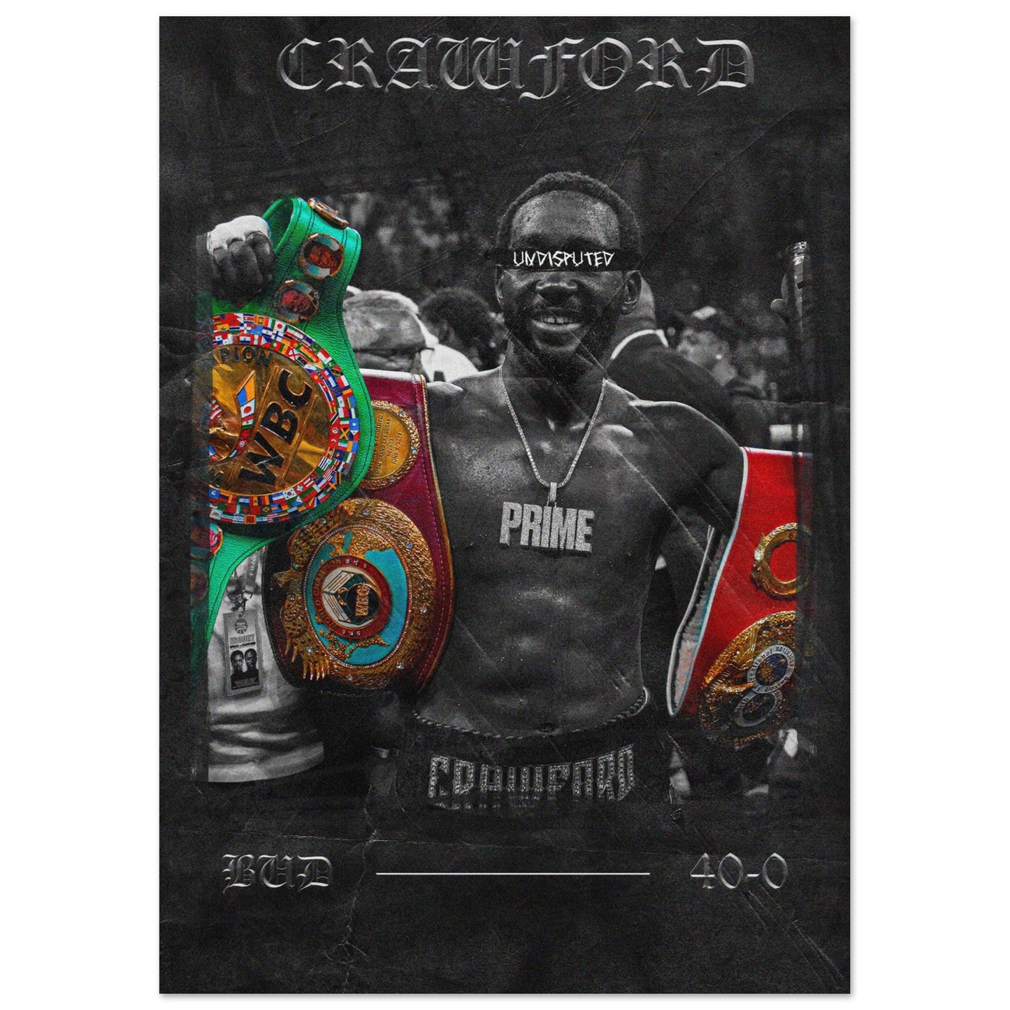 Terence Crawford "40-0" Poster