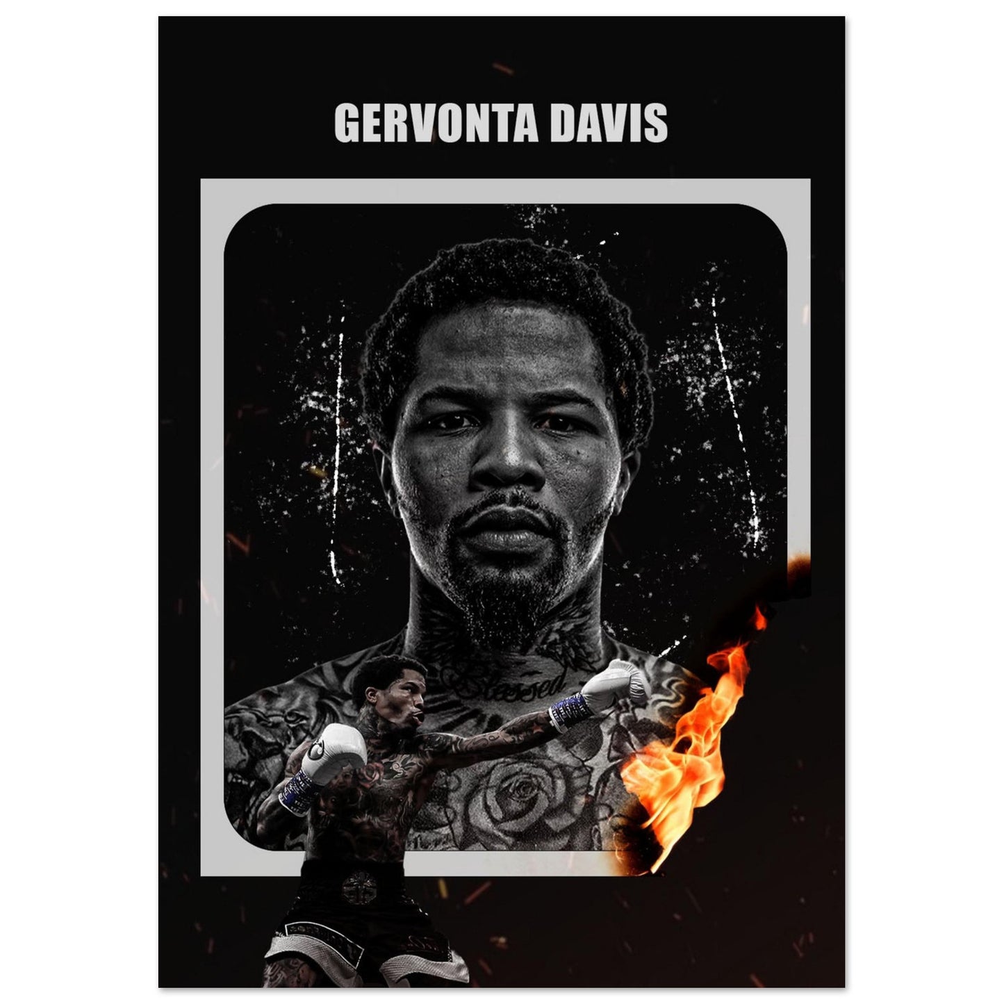 Gervonta Davis „Portrait“-Poster